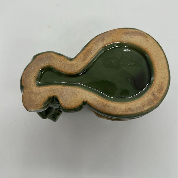 Ceramic Majolica Lucky Bamboo Ceramic Elephant Planter Pot - Picture 8 of 8